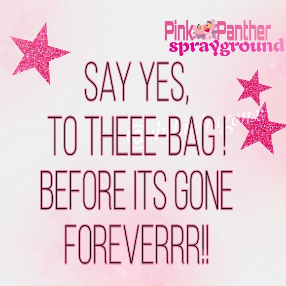 SOLD OUT๐๐๐ฅฐ๐ Sprayground Pink Panther Women's Bag Unisex Backpack Travel - Picture 13 of 14